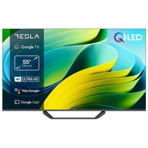 TESLA Q55E655GUS QLED Smart TV – 55" 4K UHD Google TV