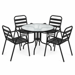 Baštenski set – aluminijumske stolice + sto Orfeo