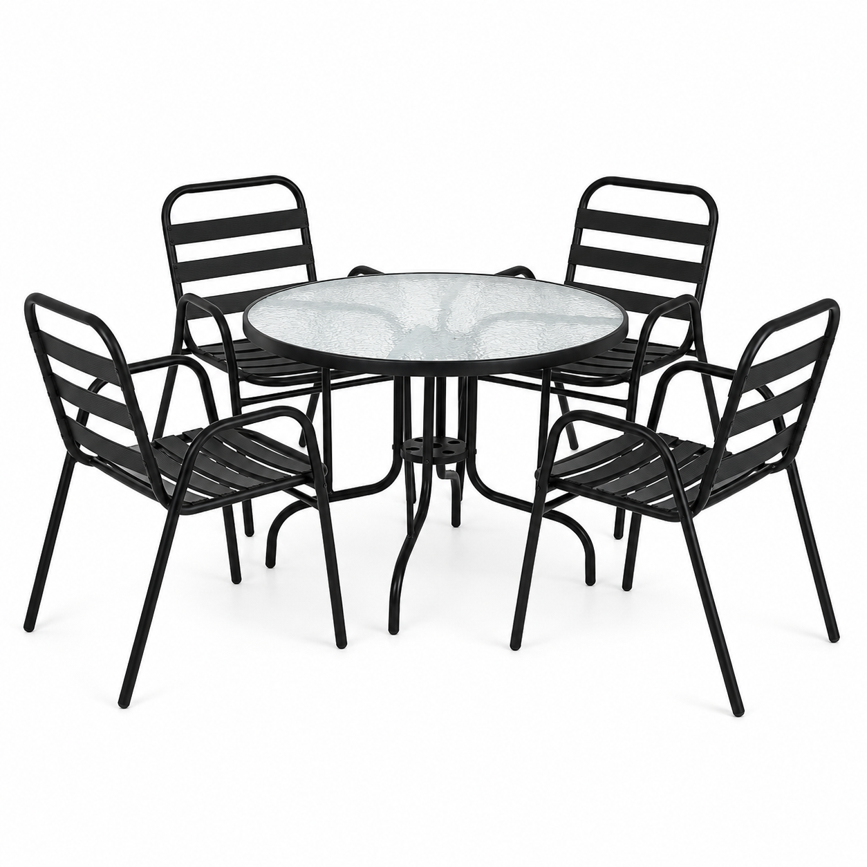 Baštenski set – aluminijumske stolice + sto Orfeo