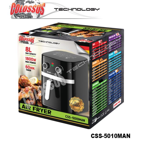 COLOSSUS CSS-5010MAN friteza na vruć vazduh 8L