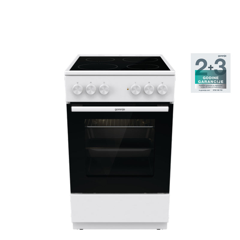 Gorenje GEC5A11WG Električni šporet sa staklokeramičkom pločom 50 cm
