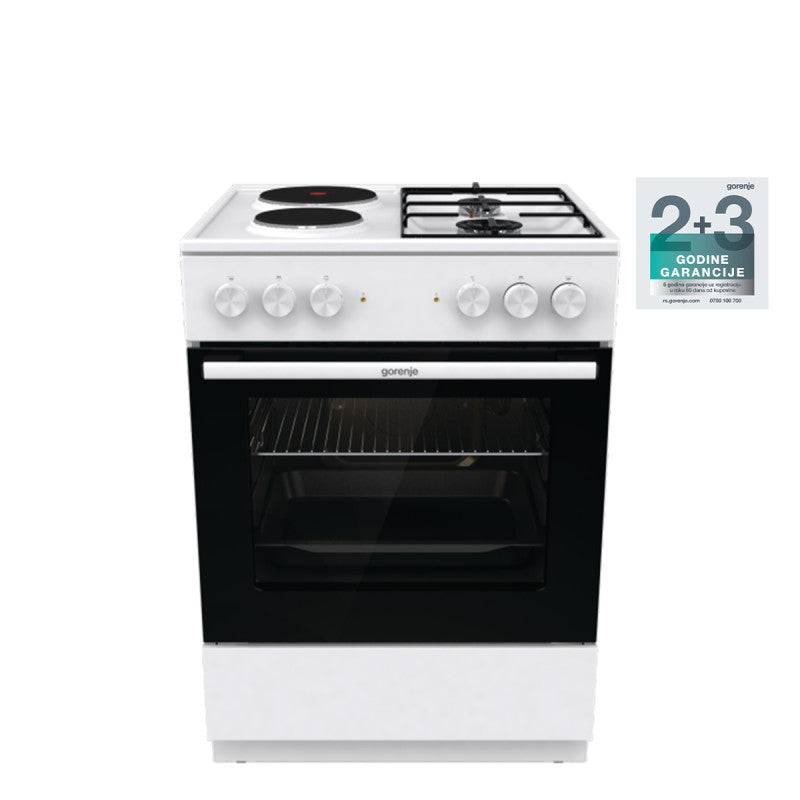 Gorenje GK6A10WG – Kombinovani šporet 60 cm