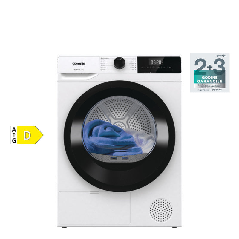 Gorenje DHNE82 Mašina za sušenje veša 8kg A++
