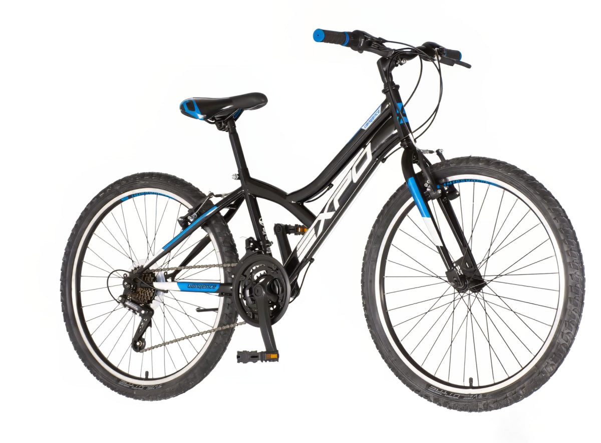 Explorer Spy 24" – Junior bicikl 18 brzina, 13", Crno/Plavi