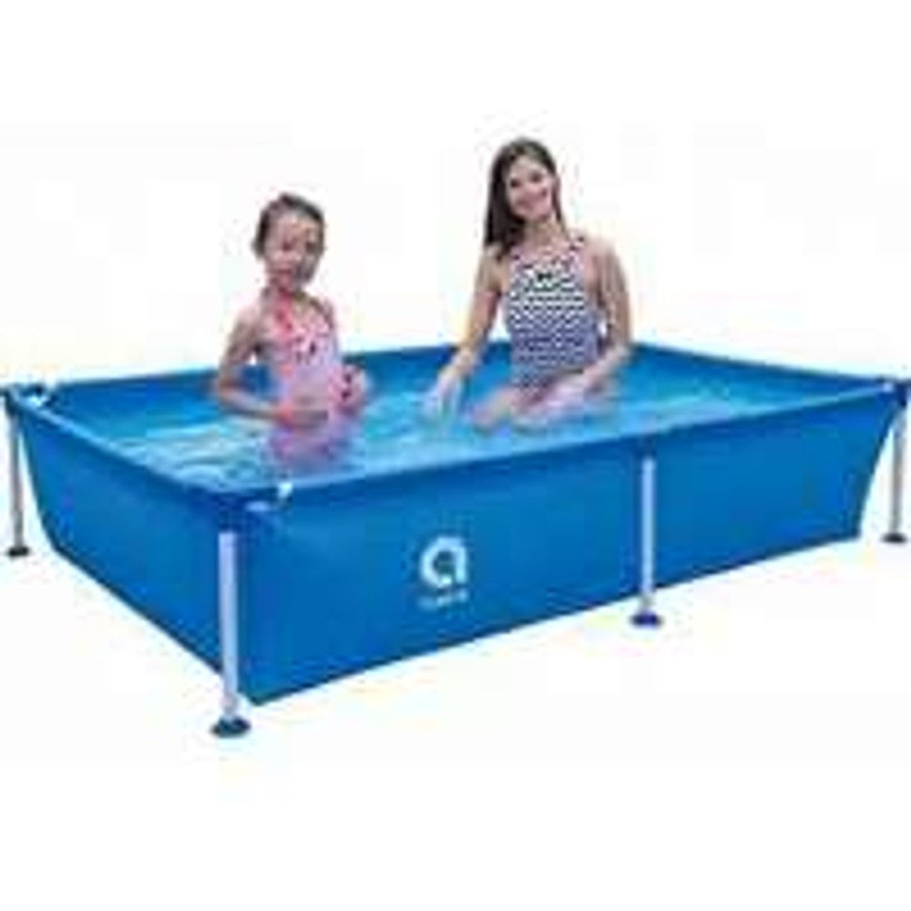 AVENLI Bazen pravougaoni sa metalnim okvirom 2.58 x 1.79 x 0.66 m