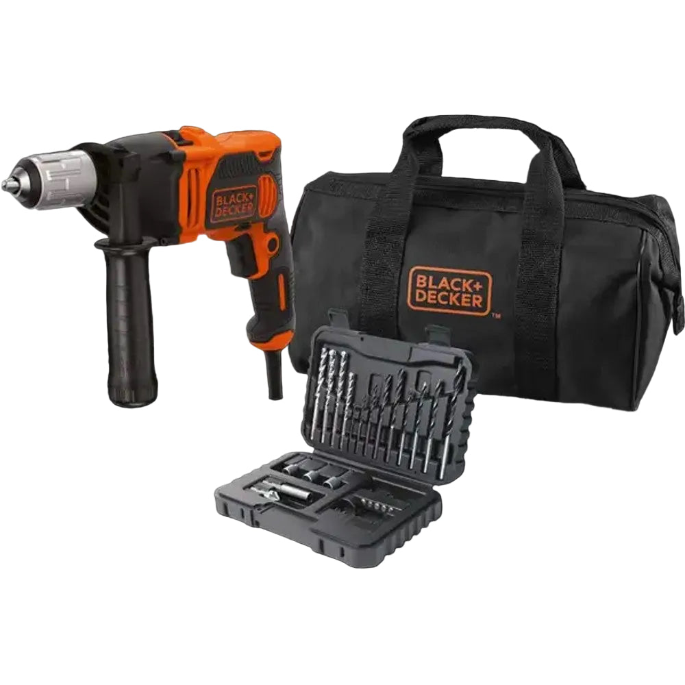 BLACK & DECKER BEH850SA32 električna udarna bušilica sa setom nastavaka