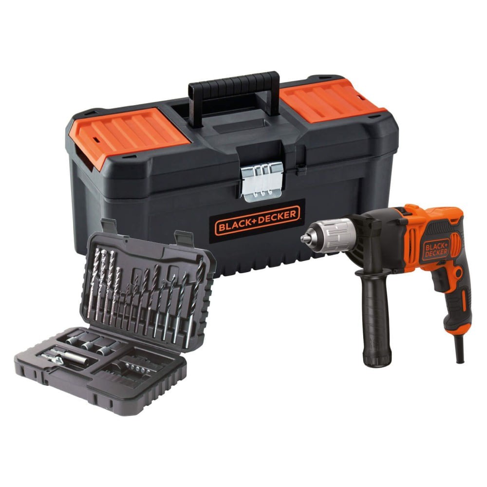 BLACK & DECKER BEH850KA32 udarna bušilica sa dodacima i koferom