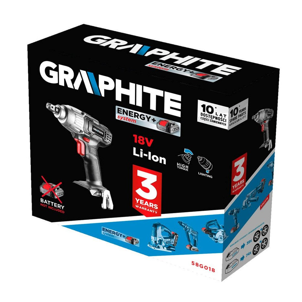 GRAPHITE 58G018 akumulatorski udarni ključ